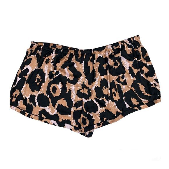 DVF Target Womens 4X Pajama Shorts Animal Print Satin NWT - Picture 2 of 4